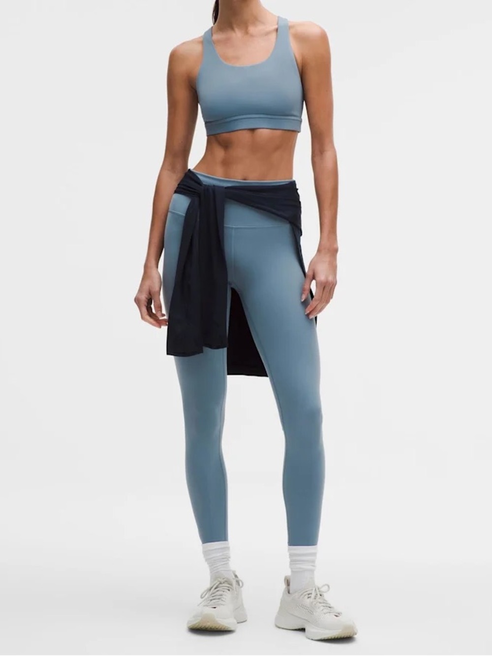Lululemon Wunder Train Hr Tight 25” Steel Blue 10